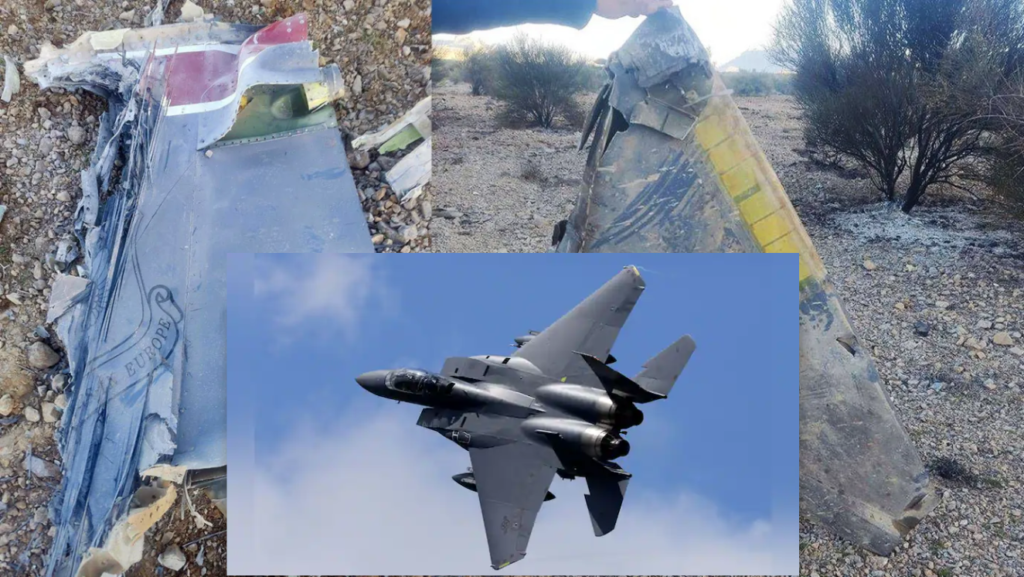 Downed US F 15 Jet In Iran 1 1024x577