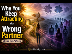 image of poster on why you keep the attracting the wrong partner