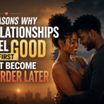 image of poster on why relationships feels good at first