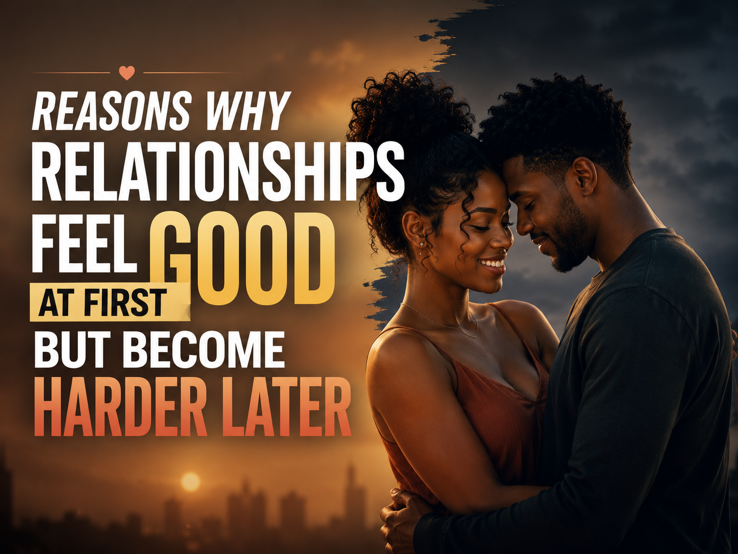 image of poster on why relationships feels good at first