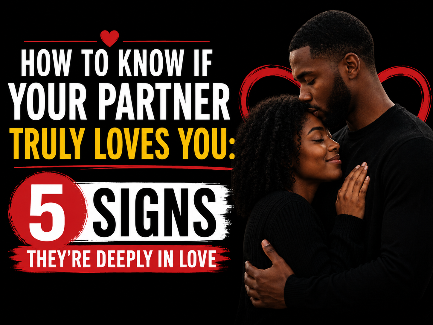 image of poster on how to know if your partner truly loves you